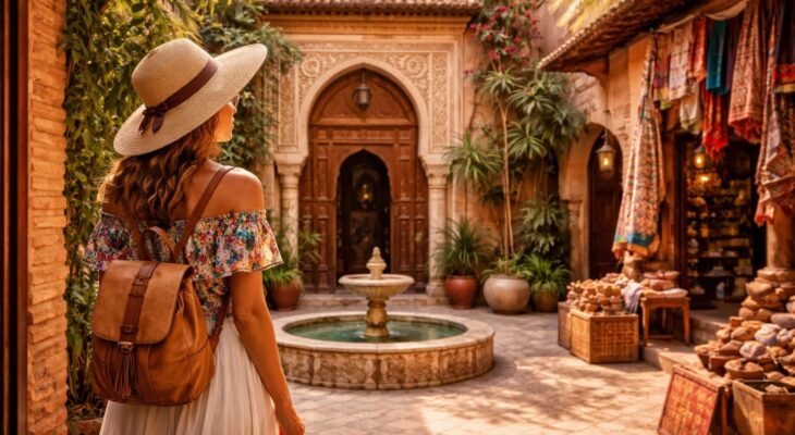 Les voyages pour femmes au Maroc avec Marrakech, riads authentiques et souks traditionnels