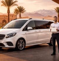 Location de van avec chauffeur à Marrakech pour transferts aéroport et excursions